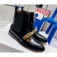 Givenchy Chain Leather Chelsea Boots Black 2022
