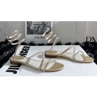 Rene Caovilla Cleo Flat Jewel Sandals 05 2022