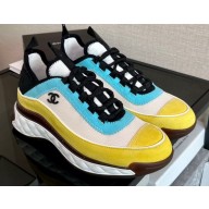 Chanel Fabric and Suede Calfskin Sneakers G39070 01 2022