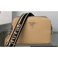 Prada Leather bag with shoulder strap 1BH082 Apricot 2022