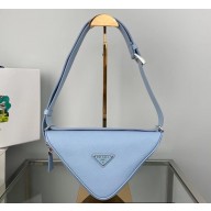 Prada Saffiano leather belt bag 2VL039 Sky Blue 2022