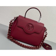 Versace La Medusa Medium Handbag 307 Dark Red