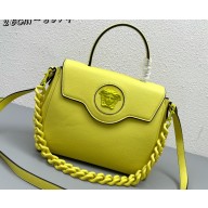 Versace La Medusa Medium Handbag 307 Yellow