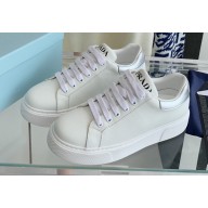 Prada Calfskin White Sneakers 10 2022