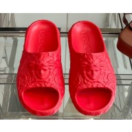 Versace Medusa Dimension Slides Red 2022
