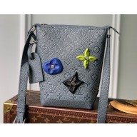 Louis Vuitton Taurillon Monogram leather Climbing Theme Hobo Cruiser PM Bag M20875 Gray