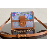 Louis Vuitton Canvas Dauphine MM Bag M21266 buttercup floral pattern