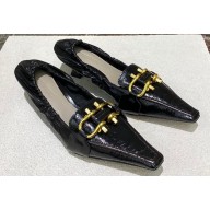 Bottega Veneta leather madame pumps Black