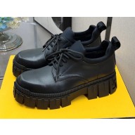Fendi Force Leather Lace-ups Loafers 03 2022