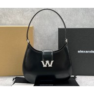 Alexander Wang W Legacy Small Hobo Bag In Leather 3046 Black