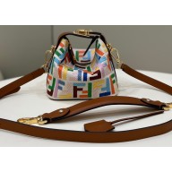 Fendi Lunch Box Bag FF Multicolor fabric