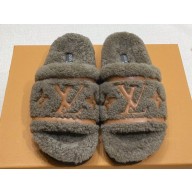 Louis Vuitton Shearling Flat Comfort Mules 02