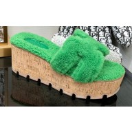 Hermes woolskin platform Eze sandals 01