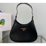 Prada Cleo leather shoulder Bag 1BC179 Black 2022