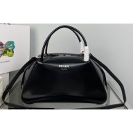 Prada Supernova Medium leather handbag 1BA365 brushed Black 2022