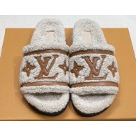 Louis Vuitton Shearling Flat Comfort Mules 08