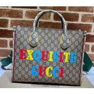 Gucci Exquisite GG Canvas Small Tote Bag 680956