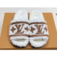 Louis Vuitton Shearling Flat Comfort Mules 10