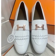 Hermes Royal loafer with fringe and signature "H" detail 03