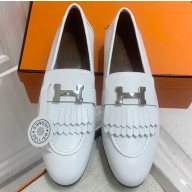 Hermes Royal loafer with fringe and signature "H" detail 05
