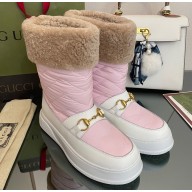 Gucci Heel 3cm Shearling Lining ankle boots with Horsebit 03 2022