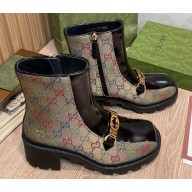 Gucci Heel 5.5cm Interlocking G Horsebit ankle boots 670412 01 2022