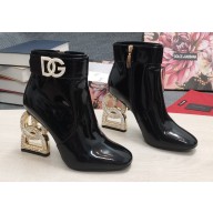 Dolce & Gabbana Heel 10.5cm ankle boots with Crystal DG Pop heel 06 2022