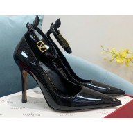 Valentino Heel 10cm Tan-Go Patent Leather pumps Black 2022