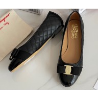 Ferragamo Vara Bow ballet flats Black 2022