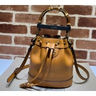 Gucci Diana mini bucket bag with Bamboo handle 724667 Brown