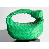 Bottega Veneta intrecciato leather mini jodie top handle bag  PARAKEET