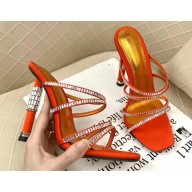 Alevi Milano Heel 10.5cm Crystal Tania Satin Mules 01 2022