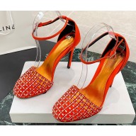 Alevi Milano Heel 10.5cm Crystal Molly Satin Sandals 02 2022