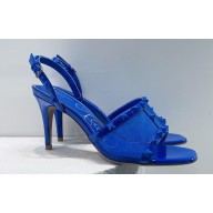 Valentino Rockstud Alcove Leather and Mesh Sandals 05 2022
