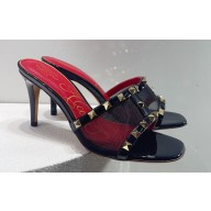 Valentino Rockstud Alcove Leather and Mesh Mules 01 2022