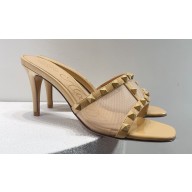 Valentino Rockstud Alcove Leather and Mesh Mules 03 2022