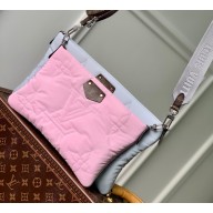 Louis Vuitton Recycled nylon Maxi Multi Pochette Accessoires Bag M21056 Silver/Pale Pink