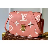 Louis Vuitton Monogram Leather Pochette Metis Bag M46302 Trianon Pink/Cream