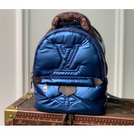 Louis Vuitton Recycled nylon Palm Springs Mini Backpack Bag M21060 Navy Blue