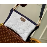 Louis Vuitton Recycled nylon Maxi Multi Pochette Accessoires Bag M21057 Navy Blue/Silver