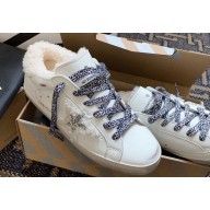 Golden Goose Deluxe Brand GGDB Shearling Super-Star Sneakers 16 2022