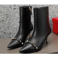 Valentino Heel 7cm Calfskin ankle boots 17 2022