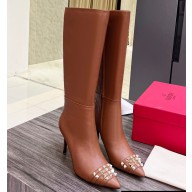 Valentino Heel Calfskin High boots 02 2022