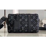 Louis Vuitton Charcoal City Keepall Bag M21448 Black