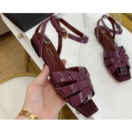Saint Laurent Tribute Flat Sandals 09