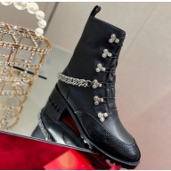 Christian Louboutin Heel 3cm Calfskin Boots CL30 2022