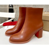 Christian Louboutin Heel 7cm Shaft 12cm Boots Brown CL04 2022