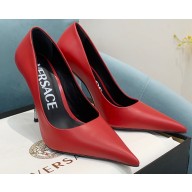Versace Heel 11cm Pin-Point Pumps Brushed Red 2022