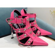 Versace Heel 11cm Stud-embellished Pumps Brushed Pink 2022
