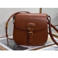 Dior Bobby Frame Bag in Box Calfskin Brown